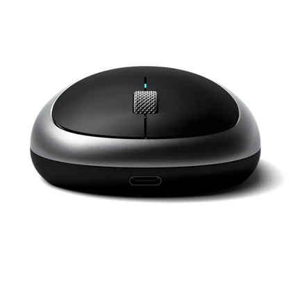 Souris Bluetooth Ergonomique Rechargeable Port USB‑C Portée 32 Pieds